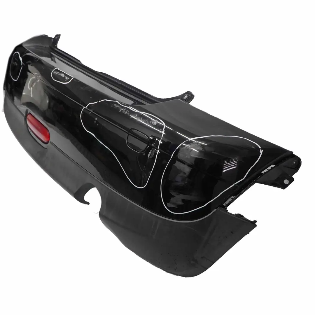 Mini Cooper R56 R57 Stossfänger Hinten Midnight Black Schwarz Metallic - A94 - SKU 0430247-MNB1 - Teilenummer 0430247