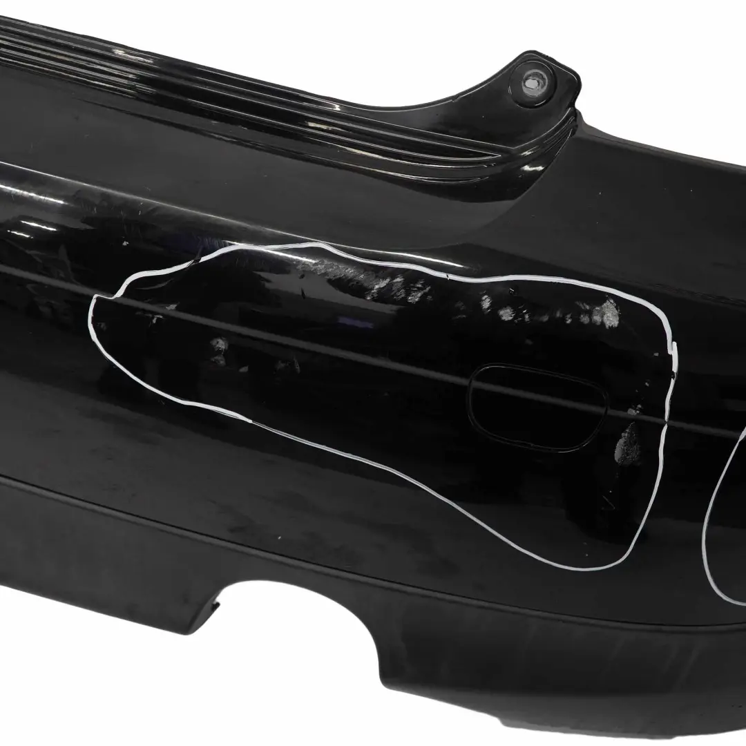 Stossfänger Hinten Midnight Black Schwarz Metallic - A94 für Mini Cooper R56 R57 mit Teilenummer 0430247 Mini Cooper R56 R57 Stossfänger Hinten Midnight Black Schwarz Metallic - A94 - SKU 0430247-MNB1 - Teilenummer 0430247