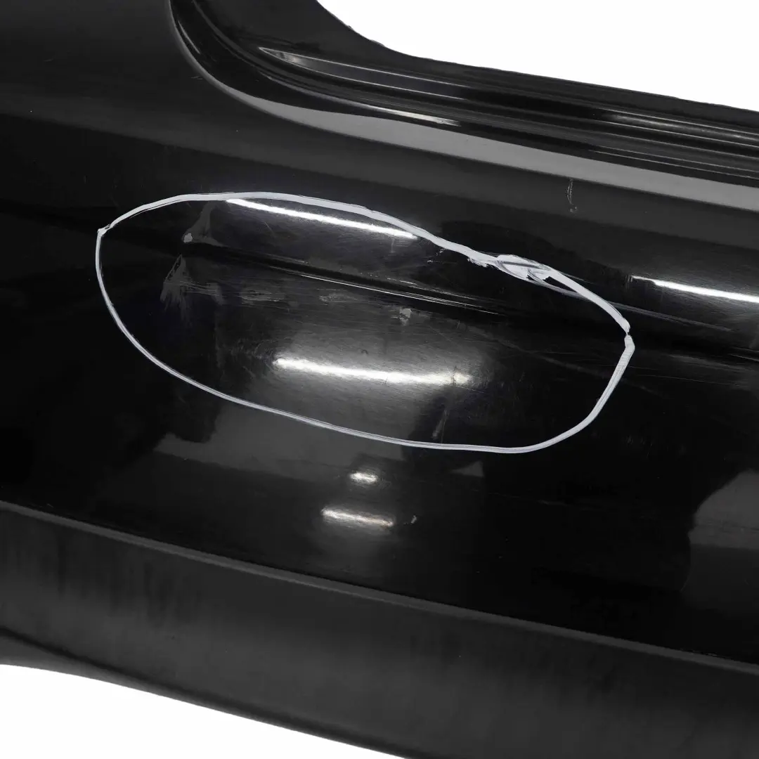 Bumper Rear Trim Panel Covering Midnight Black Metallic - A94 to Mini R56 R57 with Part number 0430247 Mini R56 R57 Bumper Rear Trim Panel Covering Midnight Black Metallic - A94 - SKU 0430247-MNB1 - Part number 0430247