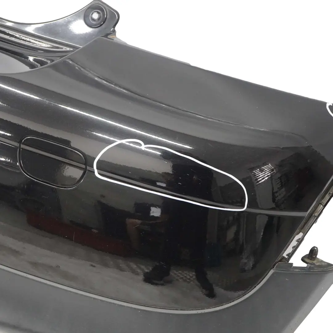 Stossfänger Hinten Midnight Black Schwarz Metallic - A94 für Mini Cooper R56 R57 mit Teilenummer 0430247 Mini Cooper R56 R57 Stossfänger Hinten Midnight Black Schwarz Metallic - A94 - SKU 0430247-MNB - Teilenummer 0430247