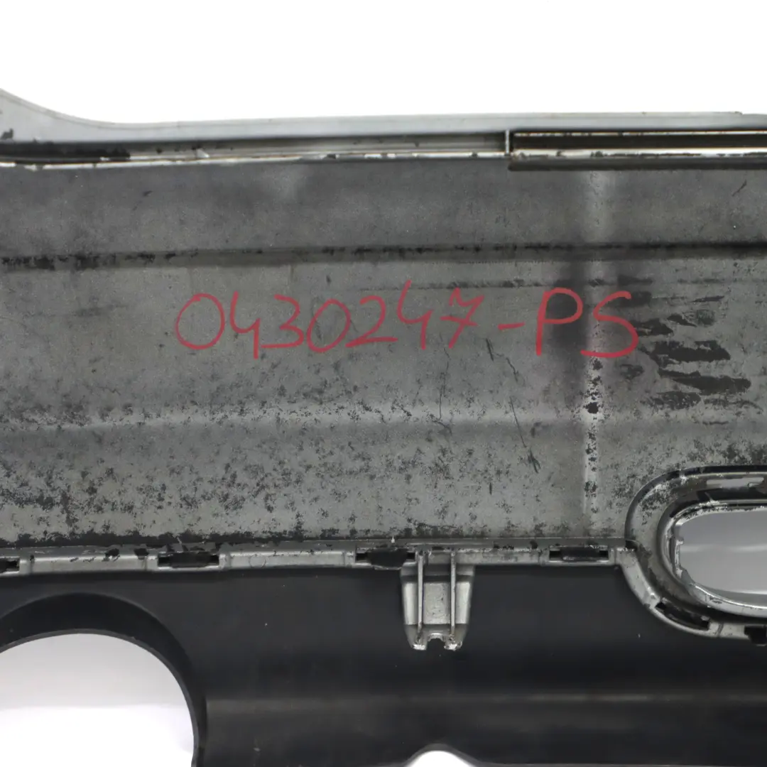 Mini R56 R57 Hintere Stoßstangenverkleidung Pure Silber Metallic - 900 - SKU 0430247-PS - Teilenummer 0430247