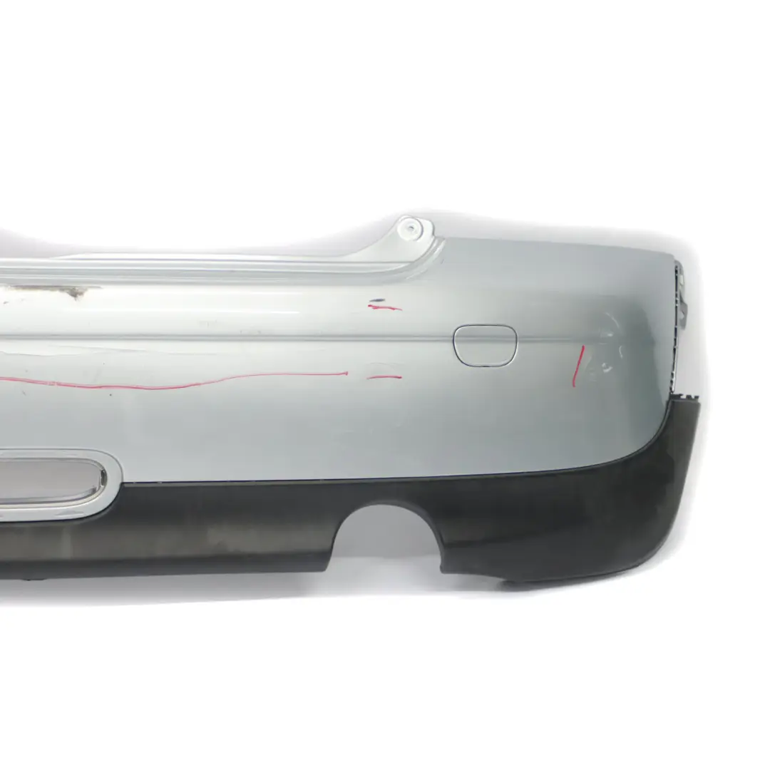 Mini R56 R57 Embellecedor Parachoques Trasero Plata Pura Metalizado - 900 - SKU 0430247-PS - Número de pieza 0430247