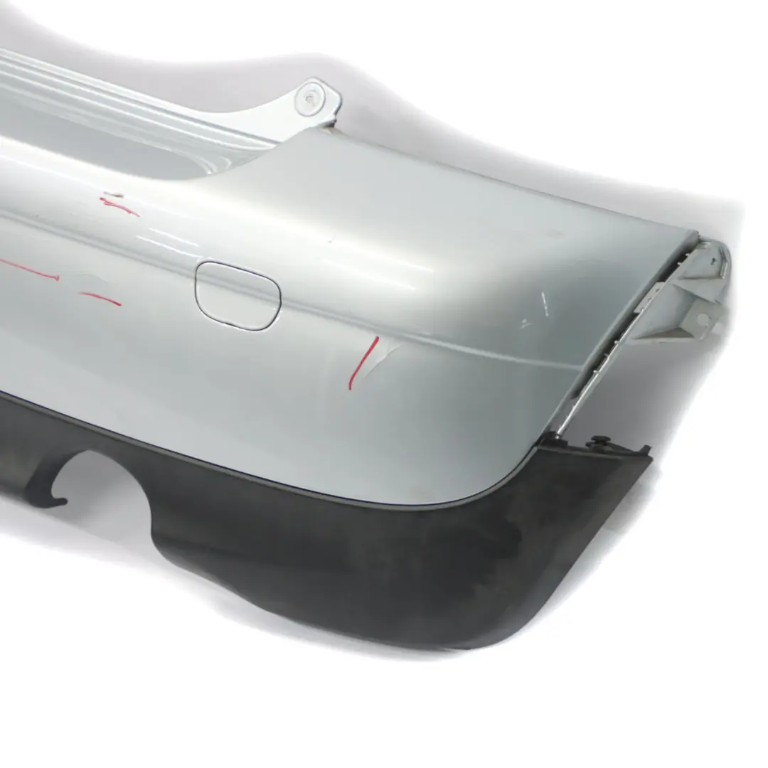 Mini R56 R57 Embellecedor Parachoques Trasero Plata Pura Metalizado - 900 - SKU 0430247-PS - Número de pieza 0430247