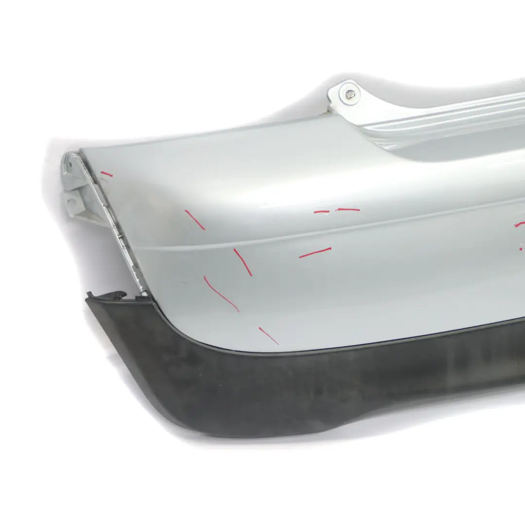 Mini R56 R57 Rear Bumper Trim Panel Pure Silver Metallic - 900 - SKU 0430247-PS - Part number 0430247