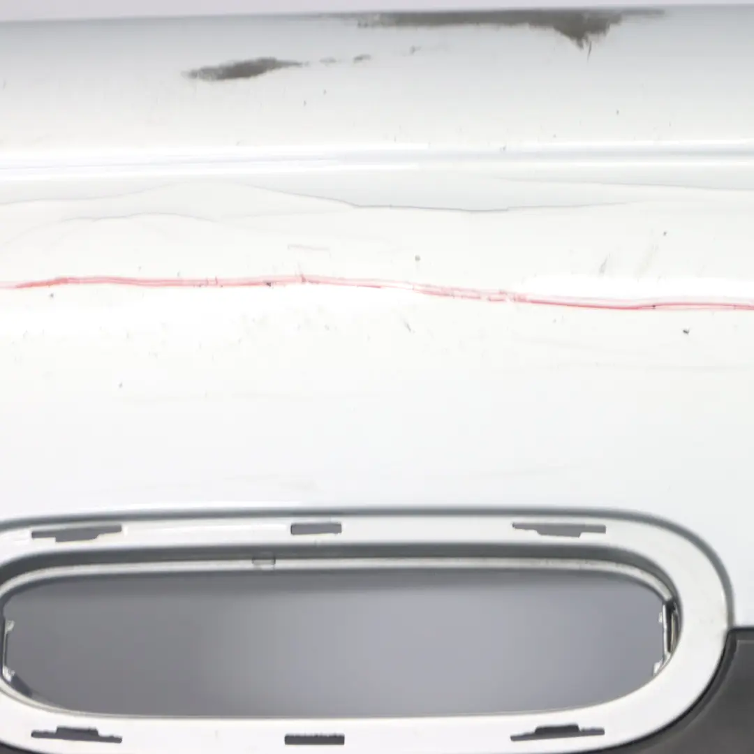 Mini R56 R57 Rear Bumper Trim Panel Pure Silver Metallic - 900 - SKU 0430247-PS - Part number 0430247