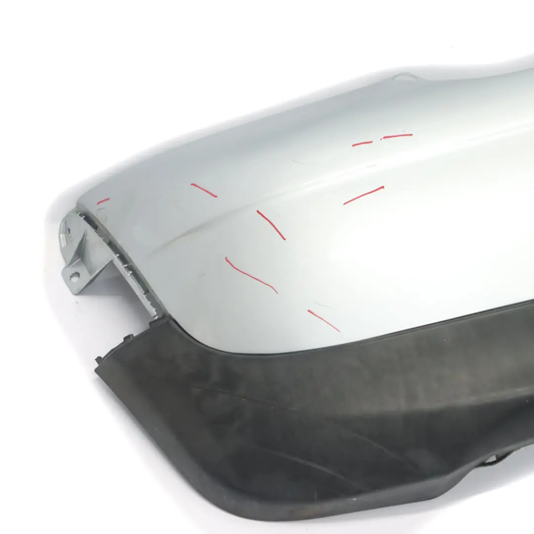 Mini R56 R57 Rear Bumper Trim Panel Pure Silver Metallic - 900 - SKU 0430247-PS - Part number 0430247