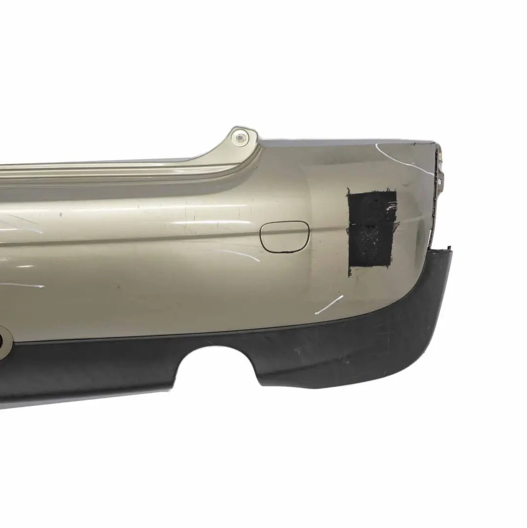 Bumper Trim Panel Cover Sparkling Silver Metallic - A60 to Mini R56 R57 Rear with Part number 0430247 Mini R56 R57 Rear Bumper Trim Panel Cover Sparkling Silver Metallic - A60 - SKU 0430247-SS - Part number 0430247