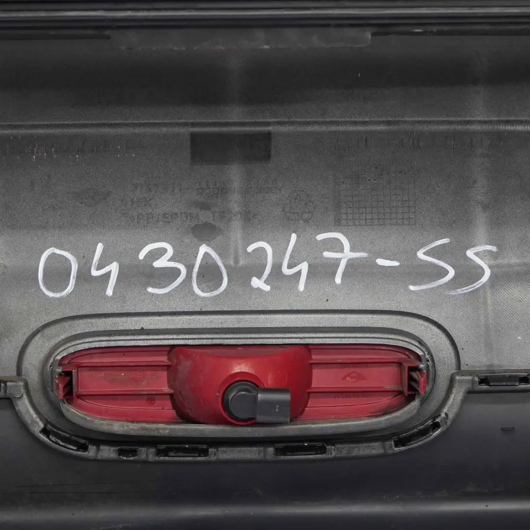 Bumper Trim Panel Cover Sparkling Silver Metallic - A60 to Mini R56 R57 Rear with Part number 0430247 Mini R56 R57 Rear Bumper Trim Panel Cover Sparkling Silver Metallic - A60 - SKU 0430247-SS - Part number 0430247
