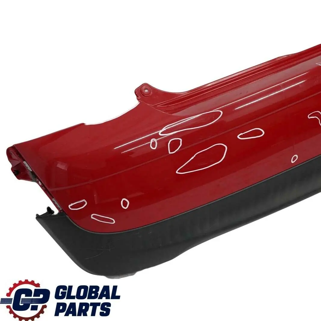 BMW Mini Cooper R56 R57 Stossfänger Hinten Chili Red Rot - 851 - SKU 0430249-CHRED1 - Teilenummer 0430249