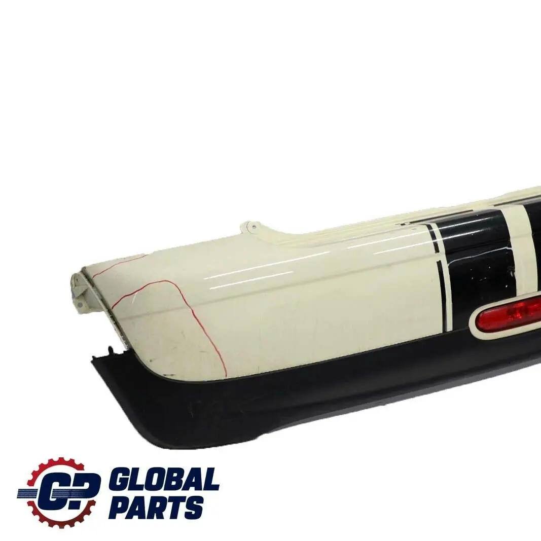 BMW Mini Cooper 1 R56 R56N R57 Panel Rear Bumper Pepper White - 850 - SKU 0430249-PW1 - Part number 0430249