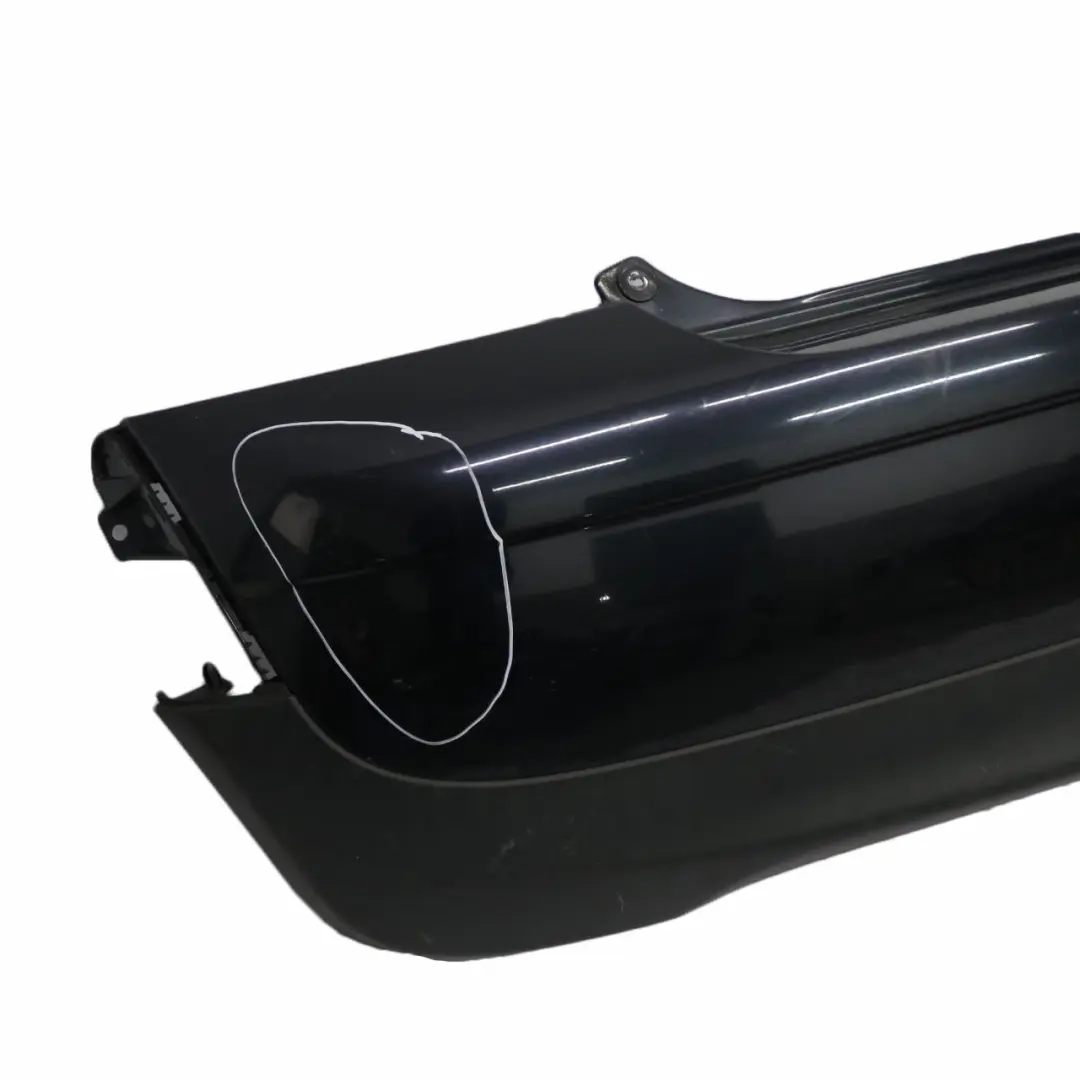 Mini R56 R57 Rear Bumper Complete Trim Panel Astro Black Metallic - A25 - SKU 0430249-ASB3 - Part number 0430249
