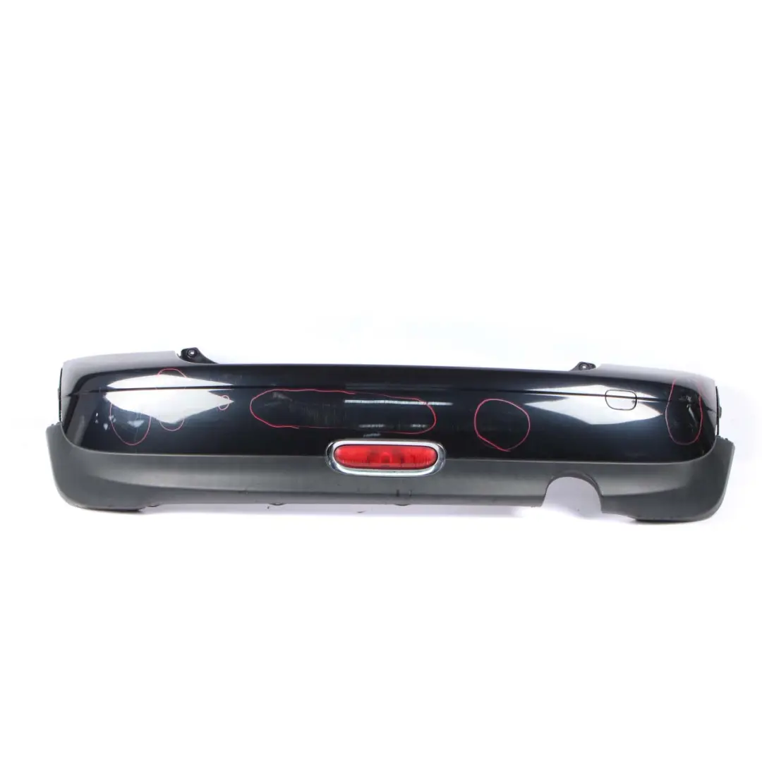 Bumper Trim Panel Covering Astro Black Metallic - A25 to Mini R56 R57 Rear with Part number 0430249 Mini R56 R57 Rear Bumper Trim Panel Covering Astro Black Metallic - A25 - SKU 0430249-ASB4 - Part number 0430249