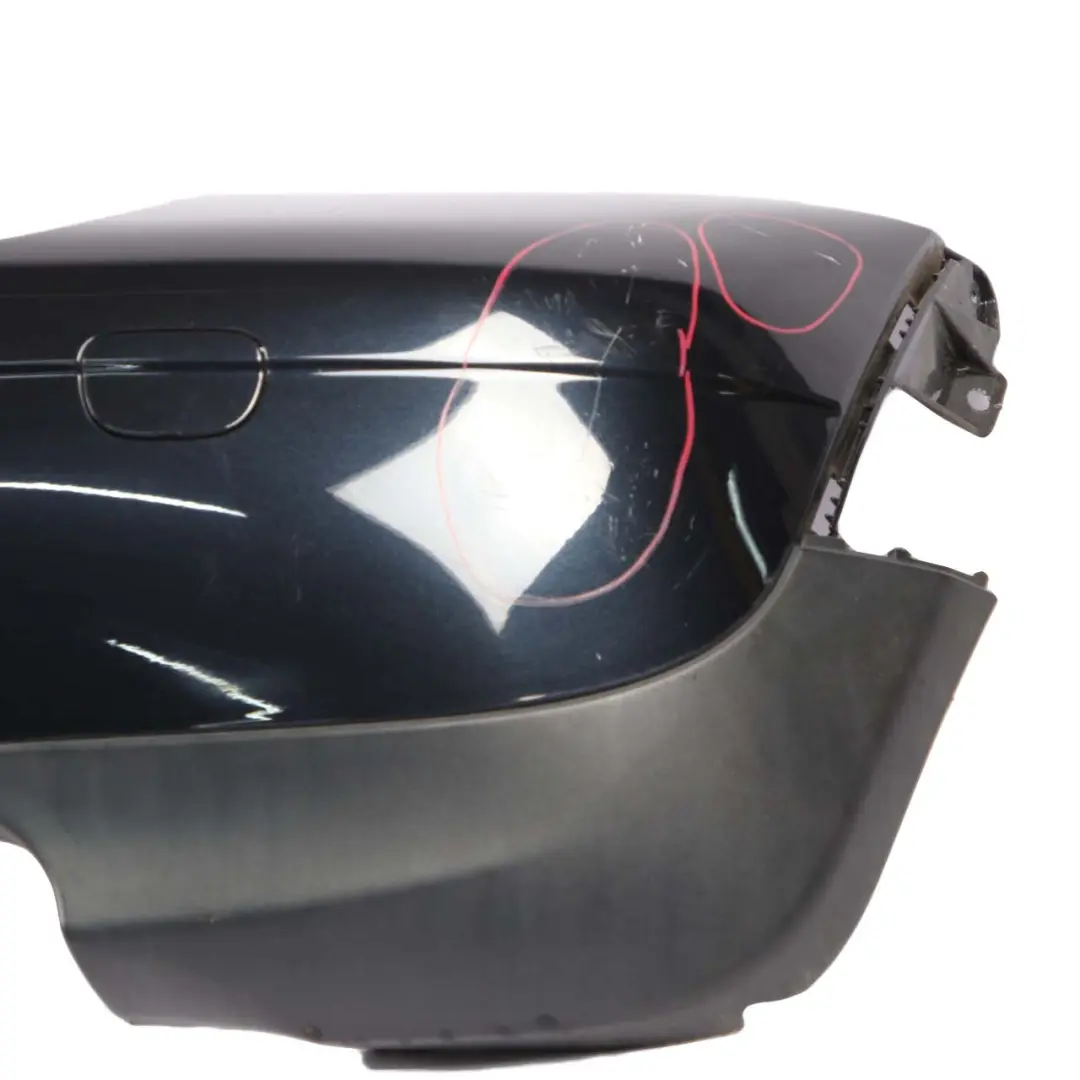 Mini R56 R57 Rear Bumper Trim Panel Covering Astro Black Metallic - A25 - SKU 0430249-ASB4 - Part number 0430249