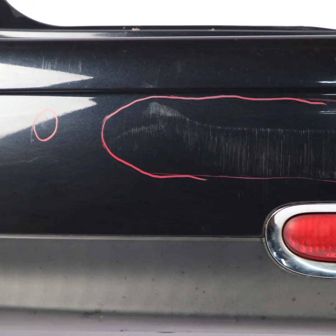 Mini R56 R57 Rear Bumper Trim Panel Covering Astro Black Metallic - A25 - SKU 0430249-ASB4 - Part number 0430249