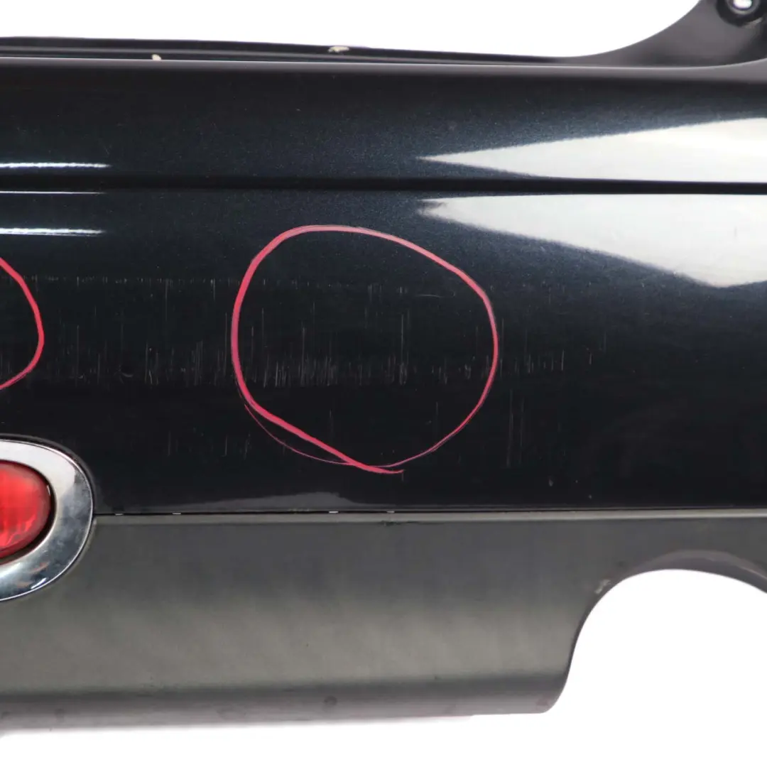 Mini R56 R57 Rear Bumper Trim Panel Covering Astro Black Metallic - A25 - SKU 0430249-ASB4 - Part number 0430249