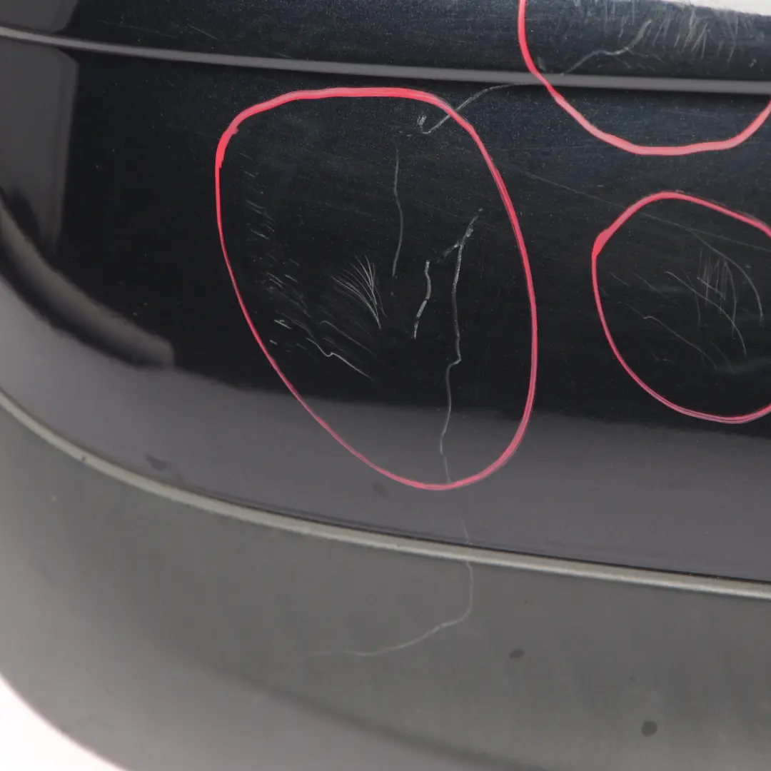 Mini R56 R57 Rear Bumper Trim Panel Covering Astro Black Metallic - A25 - SKU 0430249-ASB4 - Part number 0430249