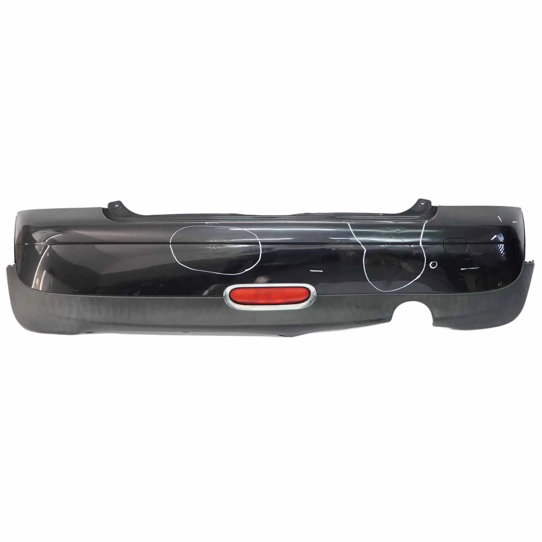 Mini Cooper R56 R57 Parachoques trasero PDC Astro Black Metallic - A25
