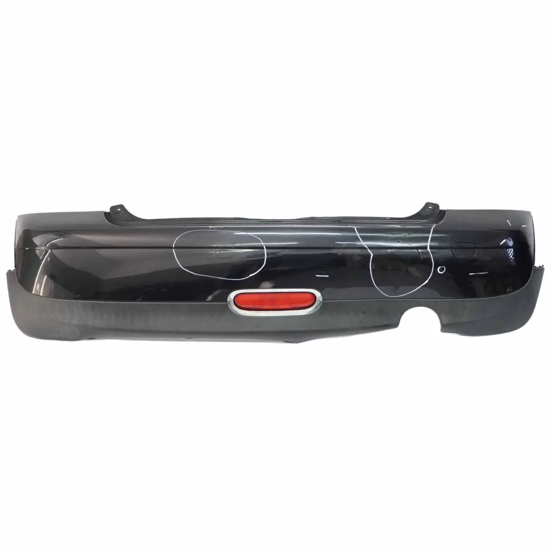 Mini Cooper R56 R57 Stoßfängerverkleidung hinten PDC Astro Schwarz - A25 - SKU 0430249-ASB - Teilenummer 0430249