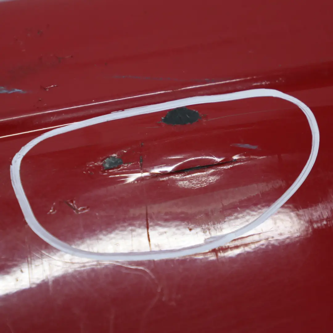 Mini Cooper One R56 R57 Complete Rear Bumper Trim Panel Chili Red - 851 - SKU 0430249-CHRED3 - Part number 0430249