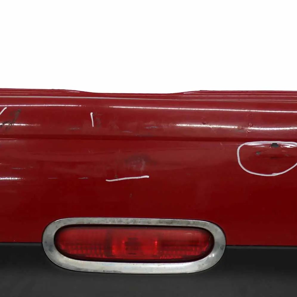 Mini Cooper One R56 R57 Complete Rear Bumper Trim Panel Chili Red - 851 - SKU 0430249-CHRED3 - Part number 0430249