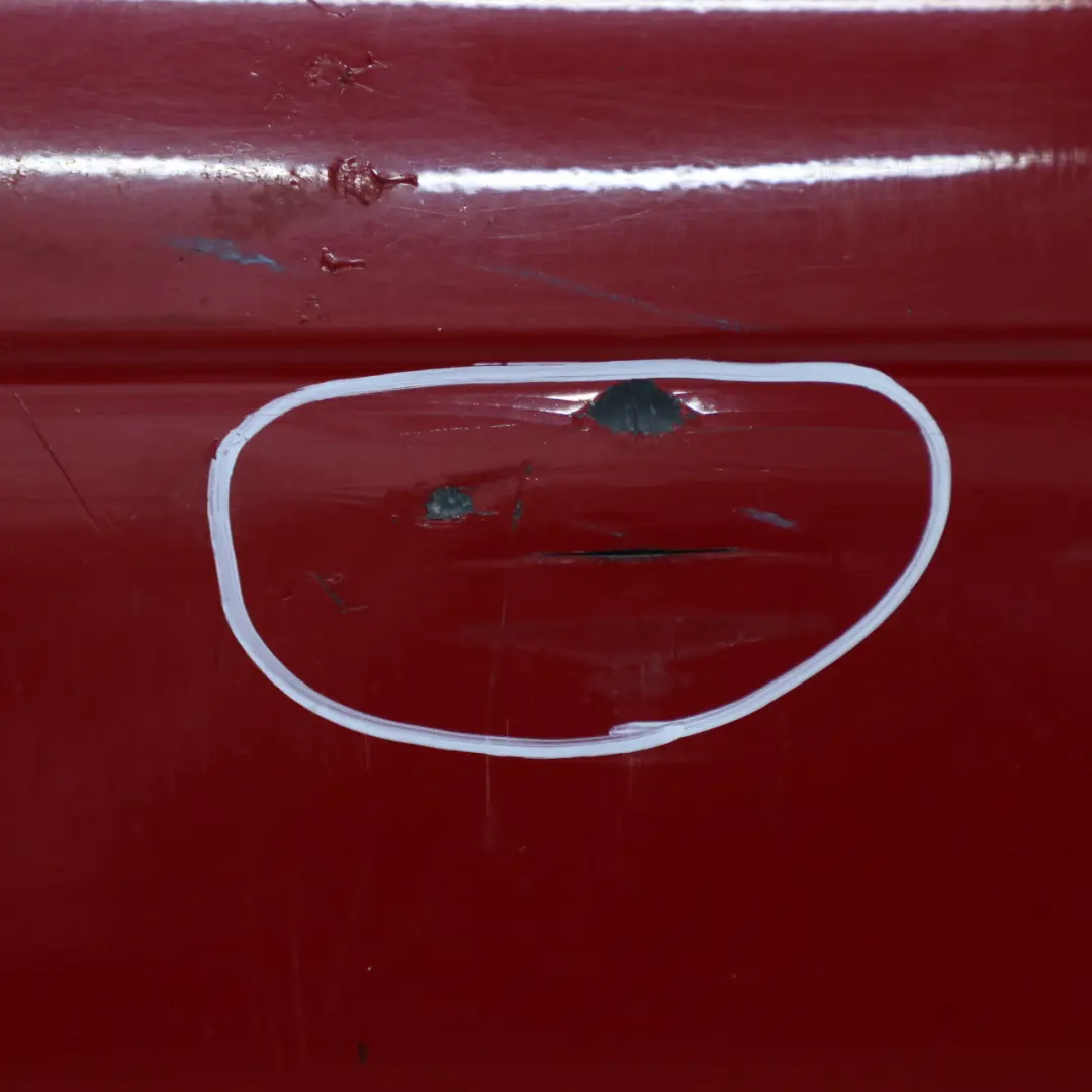 Mini Cooper One R56 R57 Complete Rear Bumper Trim Panel Chili Red - 851 - SKU 0430249-CHRED3 - Part number 0430249