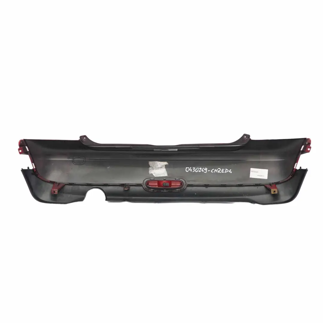 Mini R56 R57 Rear Bumper Complete Trim Panel Chili Red - 851 - SKU 0430249-CHRED4 - Part number 0430249