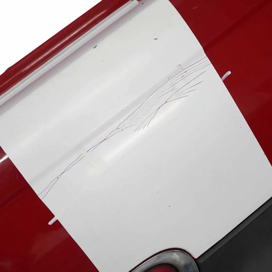 Mini R56 R57 Rear Bumper Complete Trim Panel Chili Red - 851 - SKU 0430249-CHRED4 - Part number 0430249