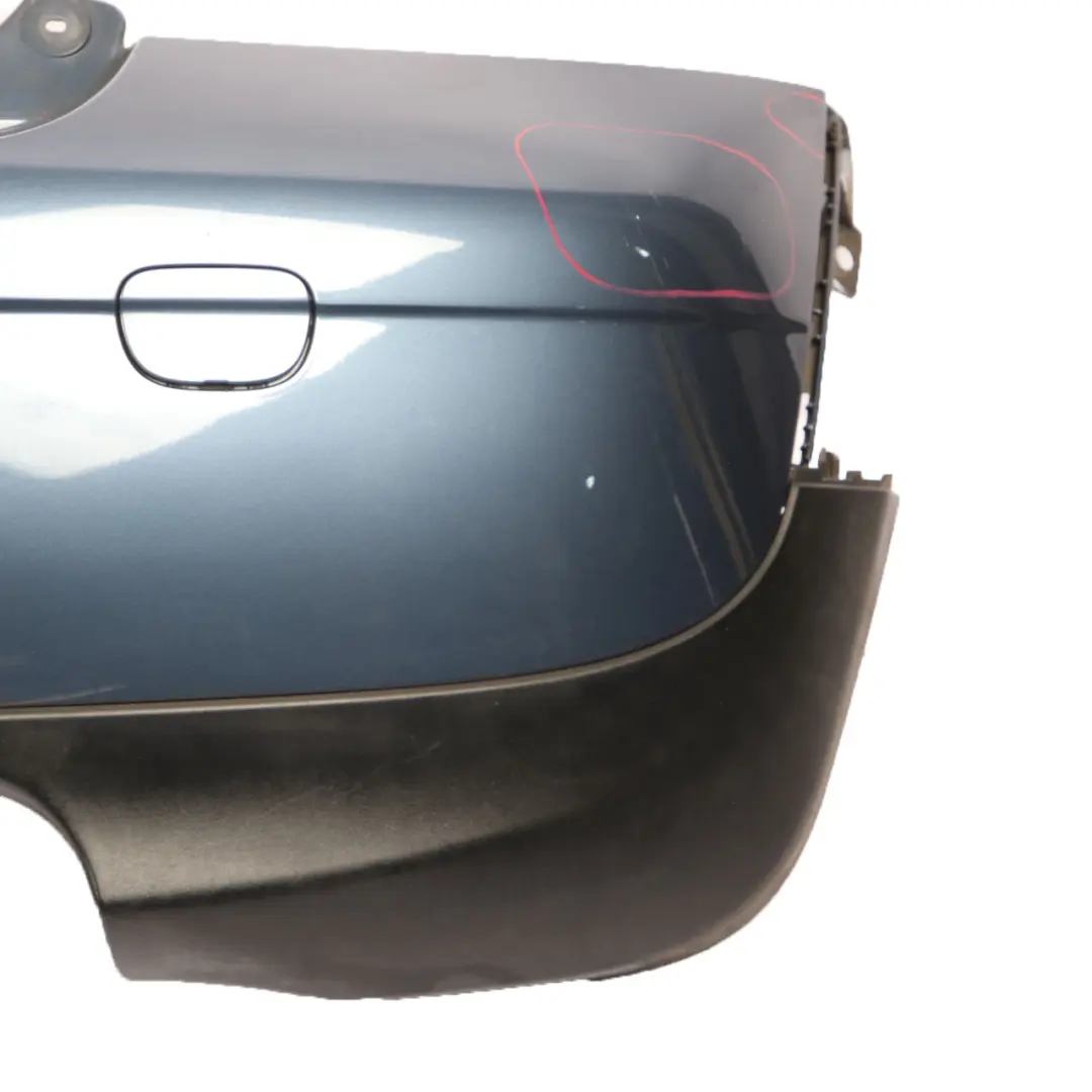 Mini Cooper One R56 R57 Complete Rear Bumper PDC Horizon Blue - A93 - SKU 0430249-HB - Part number 0430249