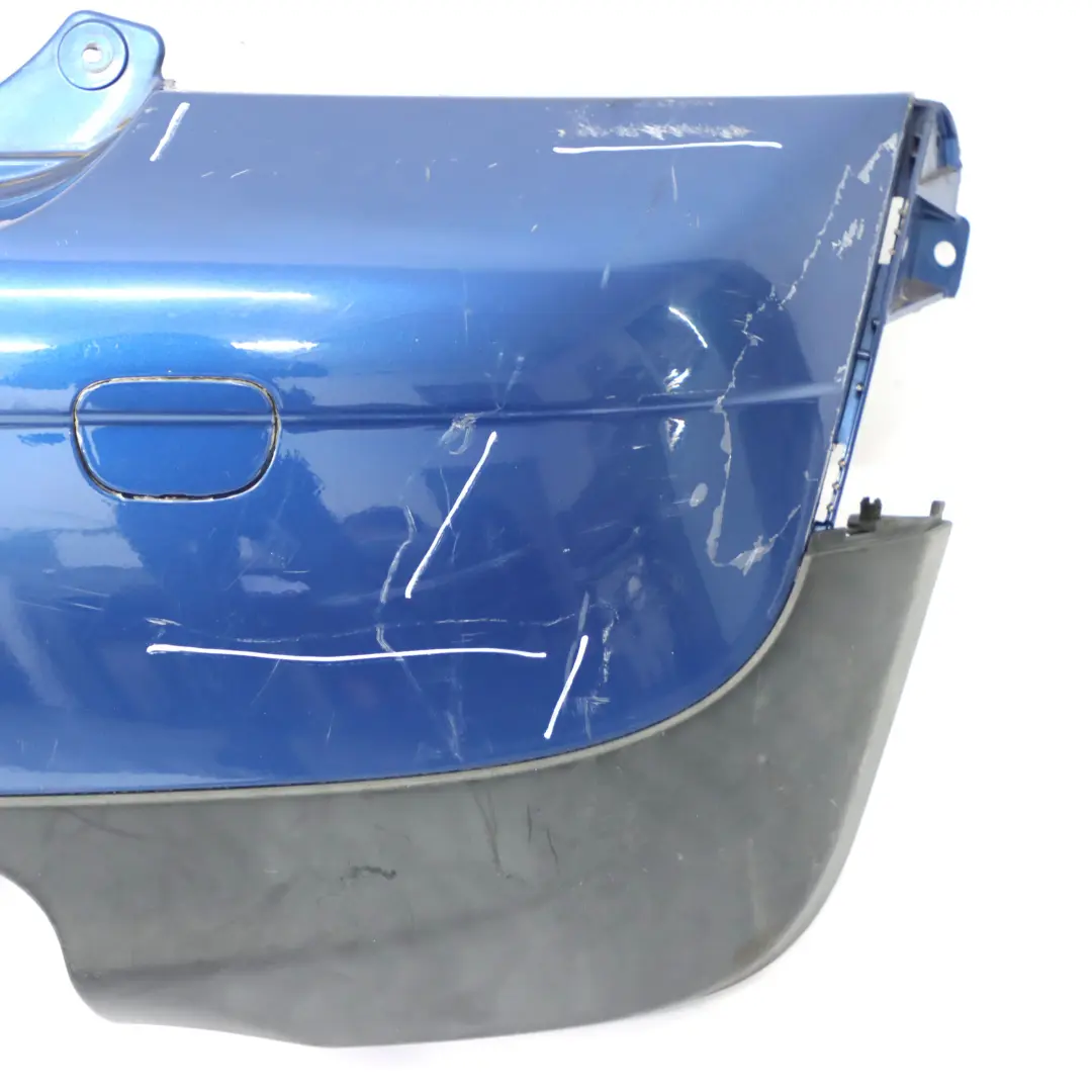 Bumper Trim Panel Lightning Blue Metallic - A63 to Mini R56 R57 Rear with Part number 0430249 Mini R56 R57 Rear Bumper Trim Panel Lightning Blue Metallic - A63 - SKU 0430249-LB1 - Part number 0430249
