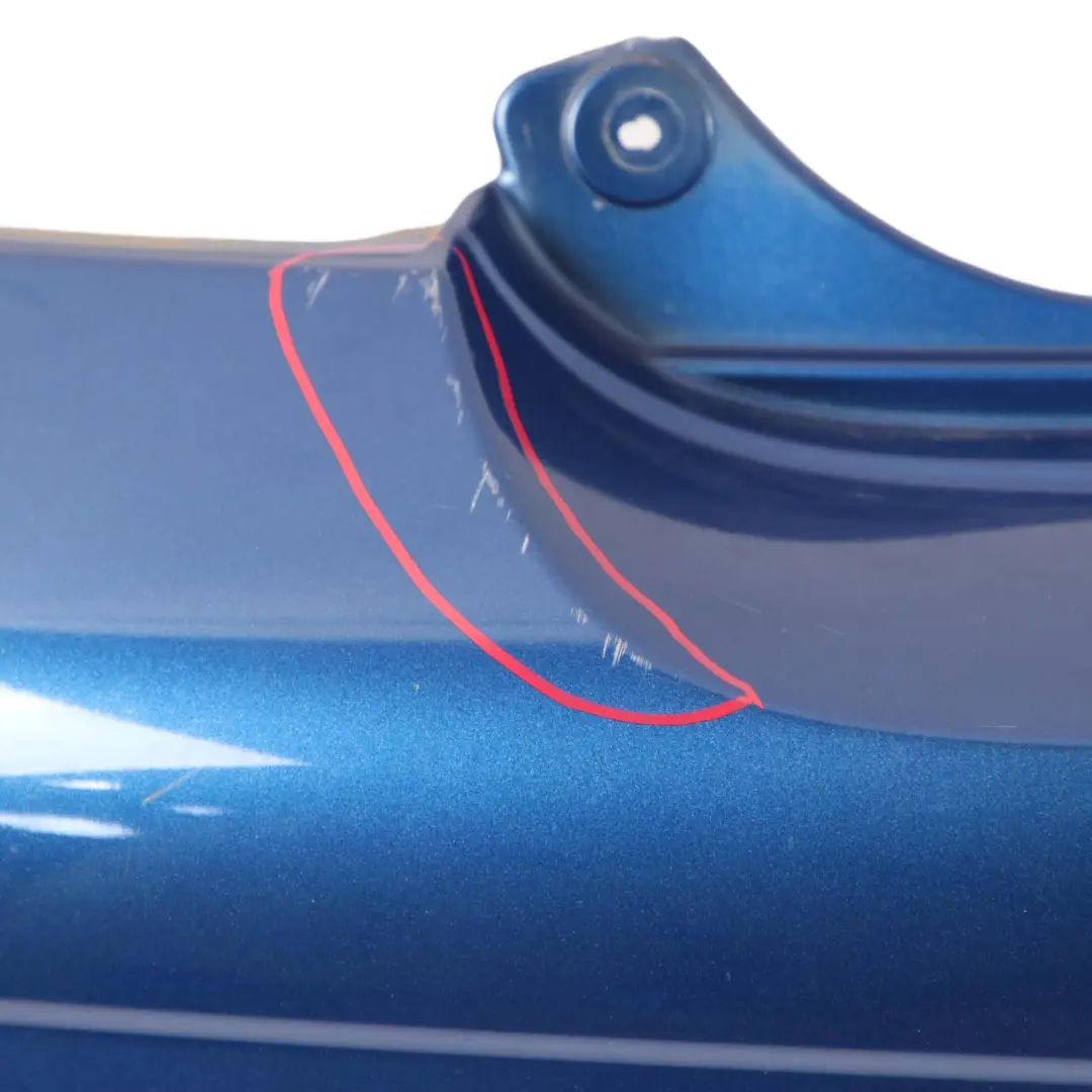 Bumper Panel PDC R57 Lightning Blue Metallic - A63 to Mini R56 Rear with Part number 0430249 Mini R56 Rear Bumper Panel PDC R57 Lightning Blue Metallic - A63 - SKU 0430249-LB5 - Part number 0430249