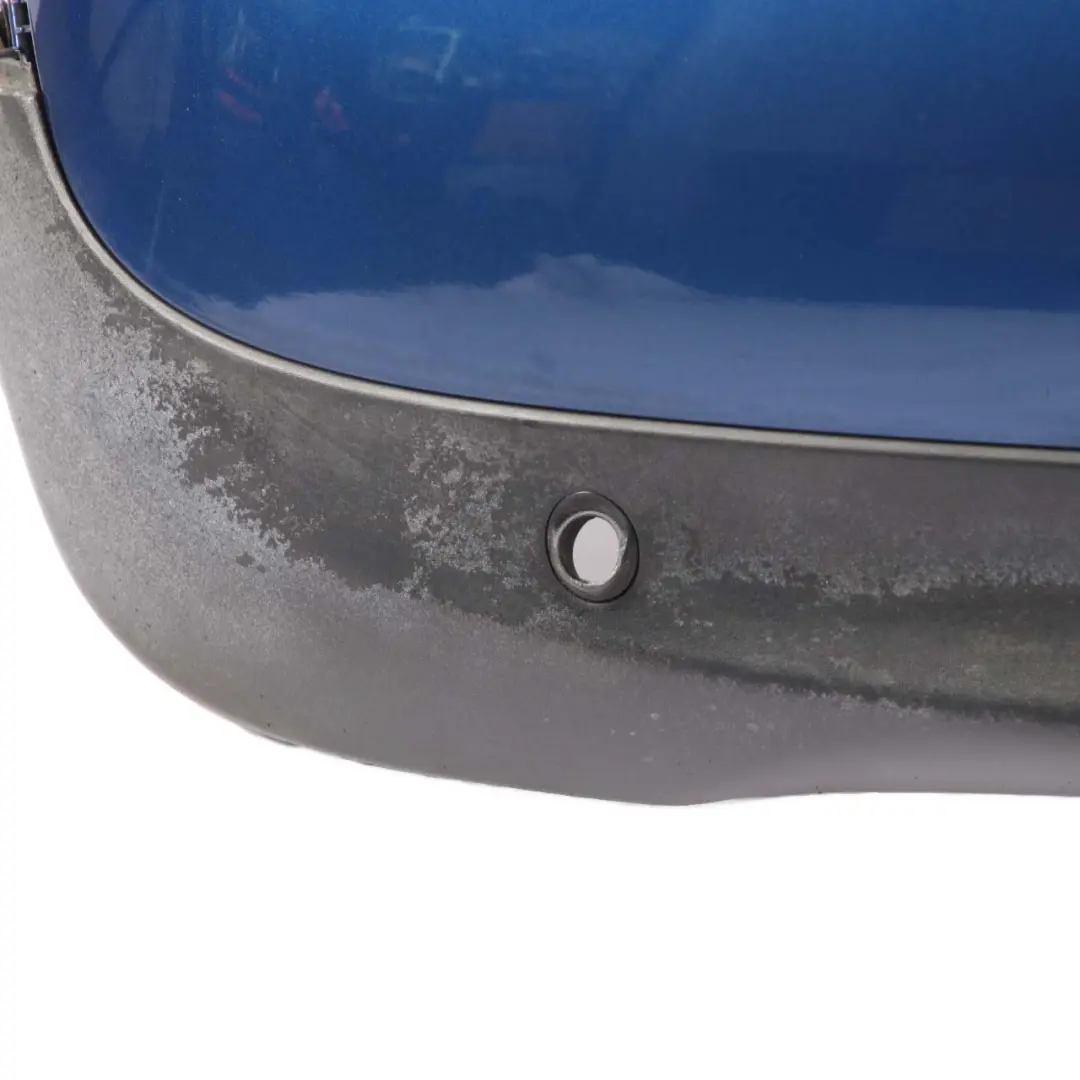 Bumper Panel PDC R57 Lightning Blue Metallic - A63 to Mini R56 Rear with Part number 0430249 Mini R56 Rear Bumper Panel PDC R57 Lightning Blue Metallic - A63 - SKU 0430249-LB5 - Part number 0430249
