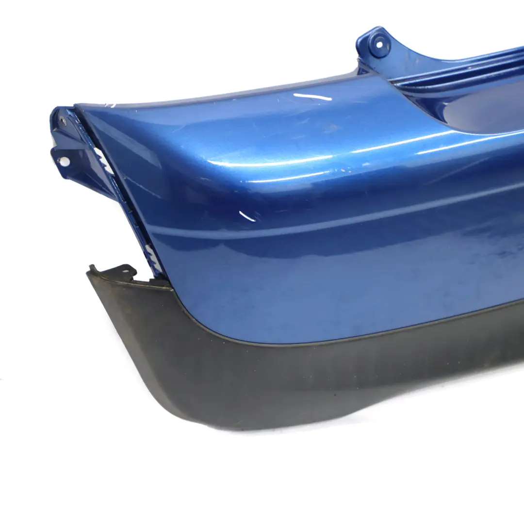 Stossfänger Hinten PDC Lightning Blue Blau Metallic - A63 für Mini Cooper R56 R57 mit Teilenummer 0430249 Mini Cooper R56 R57 Stossfänger Hinten PDC Lightning Blue Blau Metallic - A63 - SKU 0430249-LB - Teilenummer 0430249