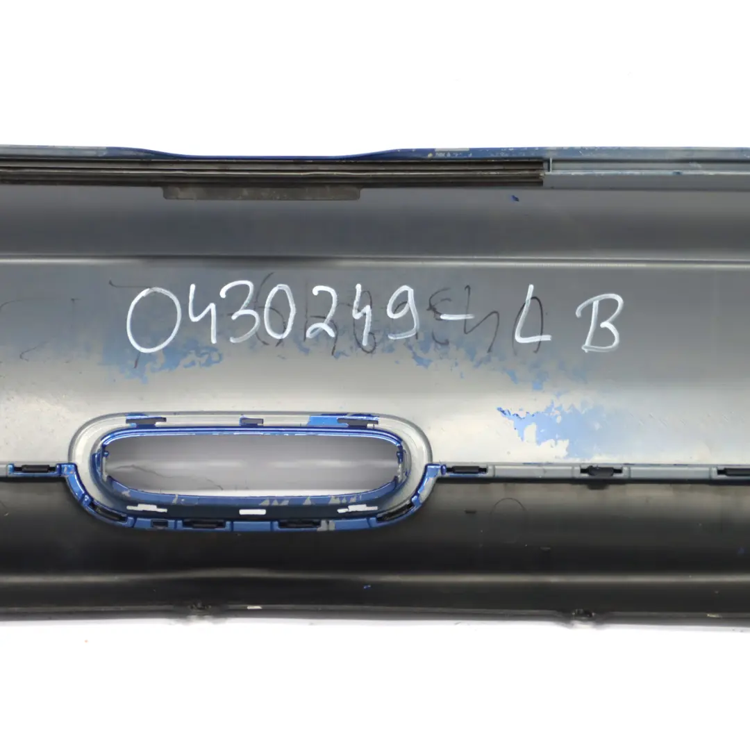 Mini R56 R57 Parachoques Trasero PDC Azul Relampago Metalizado - A63 - SKU 0430249-LB - Número de pieza 0430249