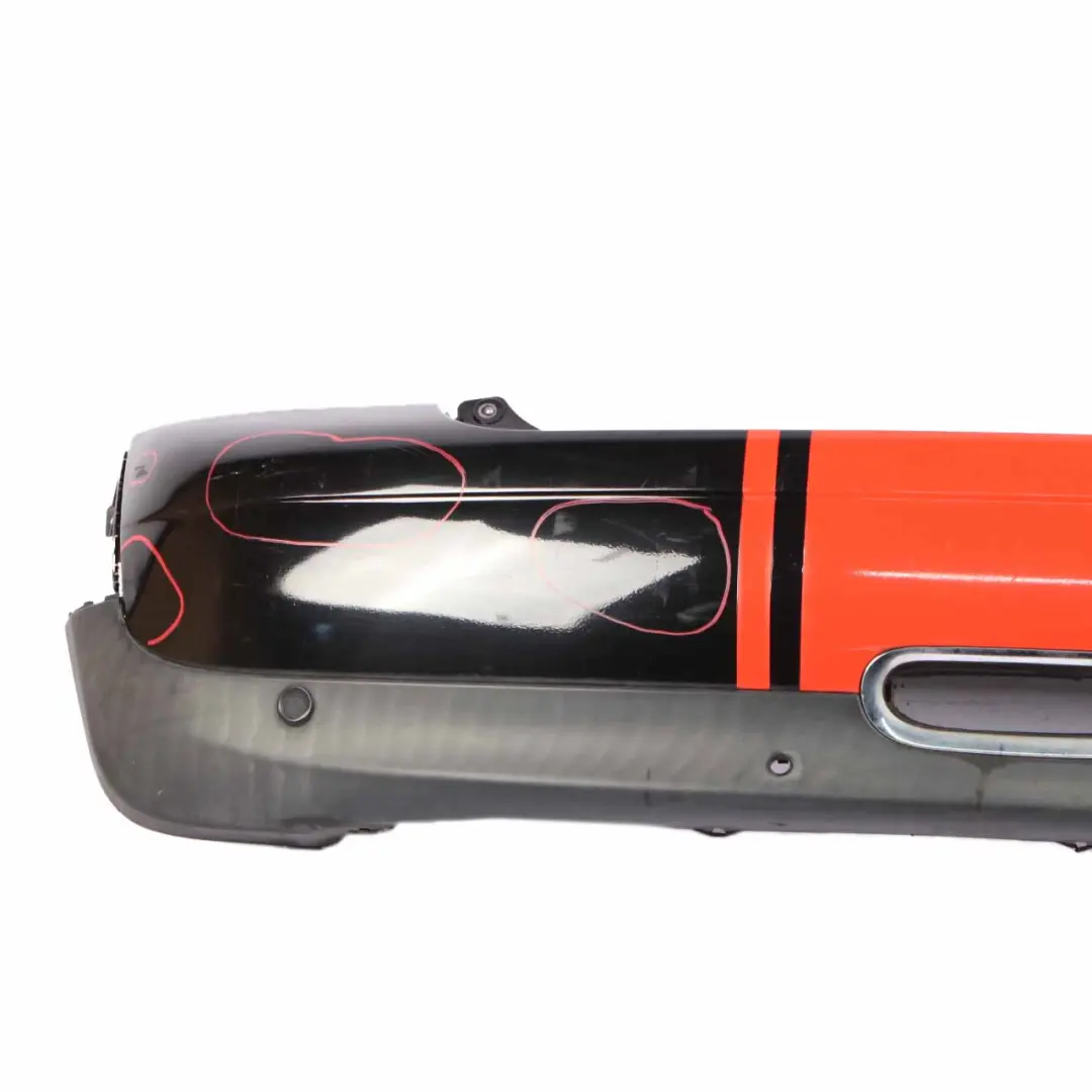 Bumper Panelling Cover PDC Midnight Black Metallic - A94 to Mini R56 R57 Rear with Part number 0430249 Mini R56 R57 Rear Bumper Panelling Cover PDC Midnight Black Metallic - A94 - SKU 0430249-MNB1 - Part number 0430249