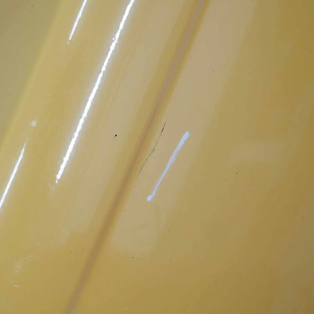 Bumper Trim Panel Covering Mellow Yellow - A58 to Mini R56 R57 Rear with Part number 0430249 Mini R56 R57 Rear Bumper Trim Panel Covering Mellow Yellow - A58 - SKU 0430249-MY - Part number 0430249