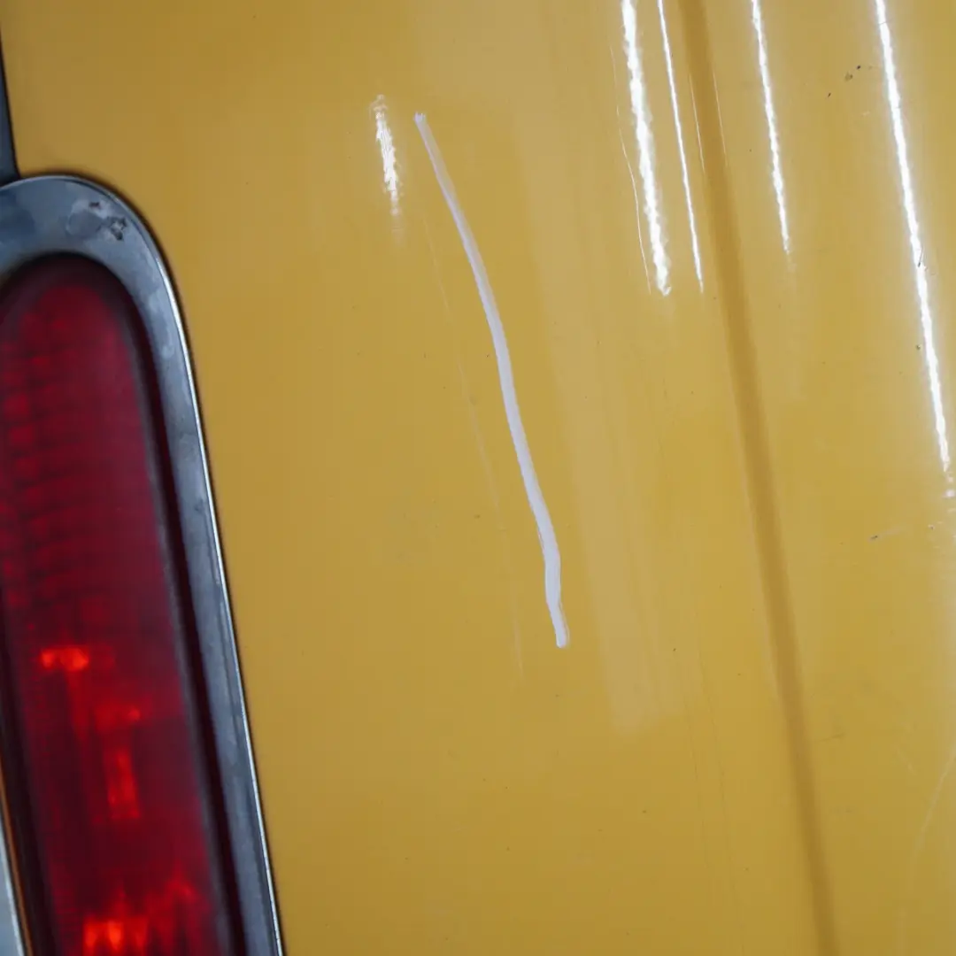 Bumper Trim Panel Covering Mellow Yellow - A58 to Mini R56 R57 Rear with Part number 0430249 Mini R56 R57 Rear Bumper Trim Panel Covering Mellow Yellow - A58 - SKU 0430249-MY - Part number 0430249