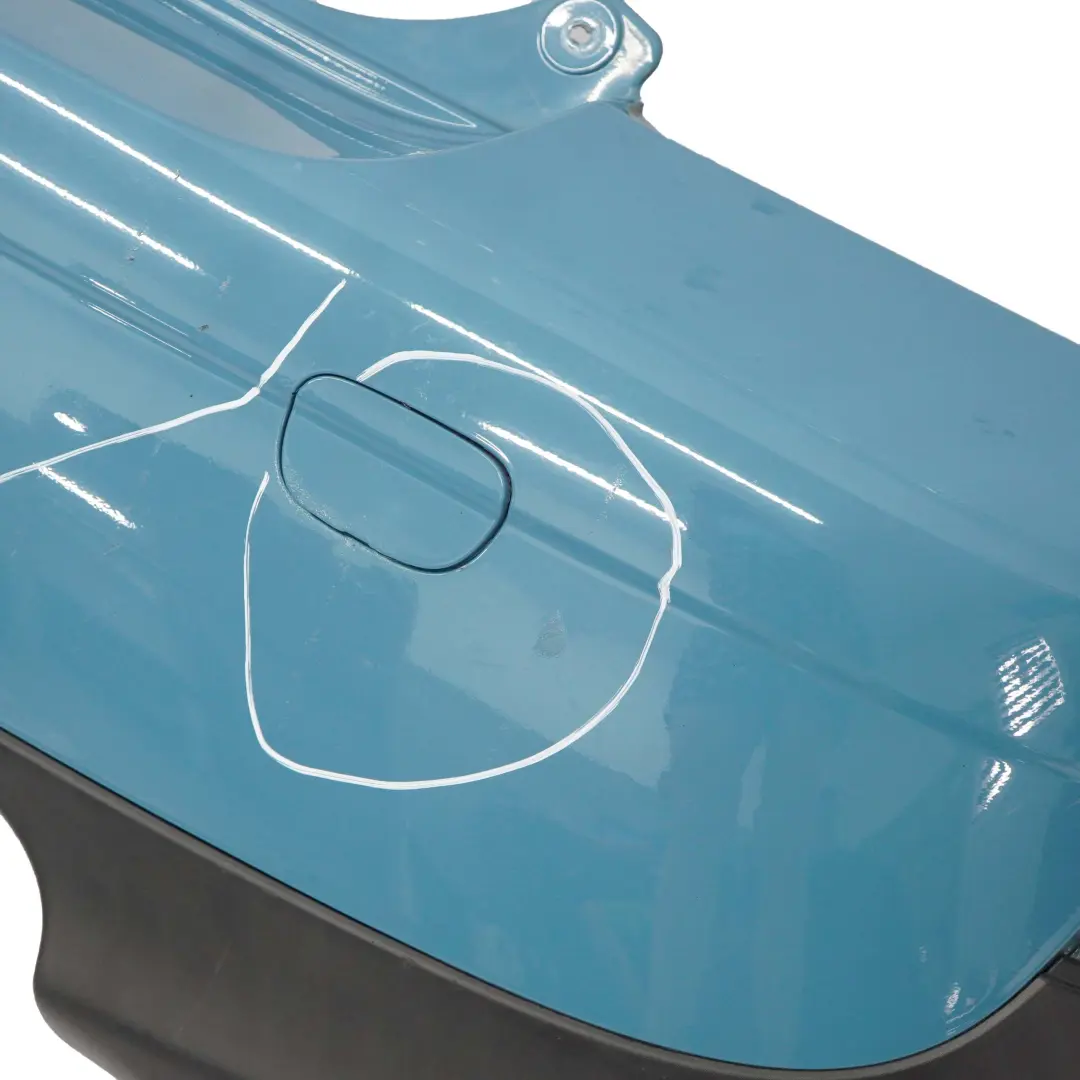 Mini R56 R57 Rear Bumper Trim Panel Oxygen Blue - A74 - SKU 0430249-OXB - Part number 0430249