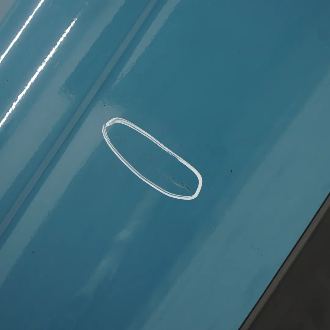 Mini R56 R57 Rear Bumper Trim Panel Oxygen Blue - A74 - SKU 0430249-OXB - Part number 0430249
