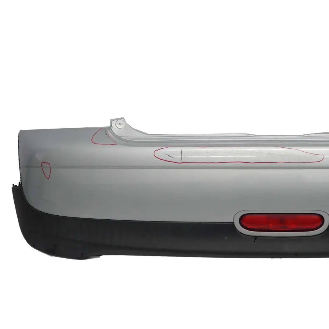 Mini Cooper One 1 R56 R57 Complete Rear Bumper Pure Silver Metallic - 900 - SKU 0430249-PS1 - Part number 0430249