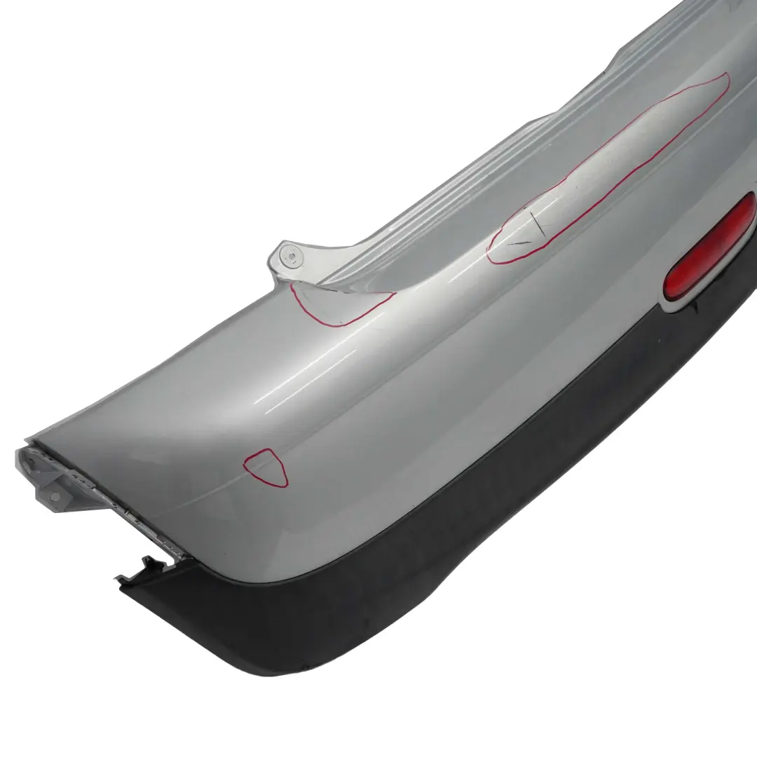 Mini Cooper One 1 R56 R57 Complete Rear Bumper Pure Silver Metallic - 900 - SKU 0430249-PS1 - Part number 0430249