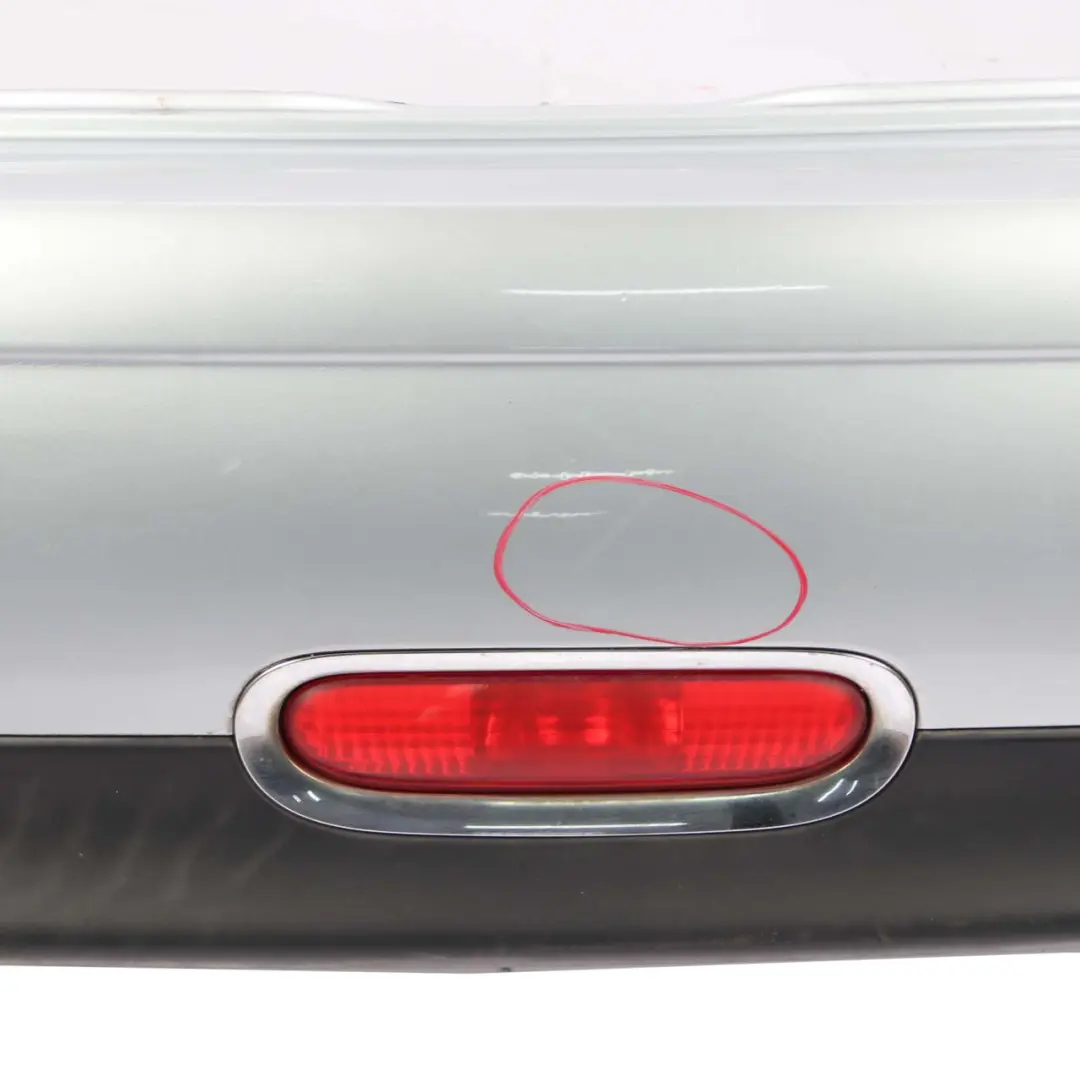 Complete Rear Bumper Pure Silver Metallic - 900 to Mini Cooper One R56 R57 with Part number 0430249 Mini Cooper One R56 R57 Complete Rear Bumper Pure Silver Metallic - 900 - SKU 0430249-PS2 - Part number 0430249
