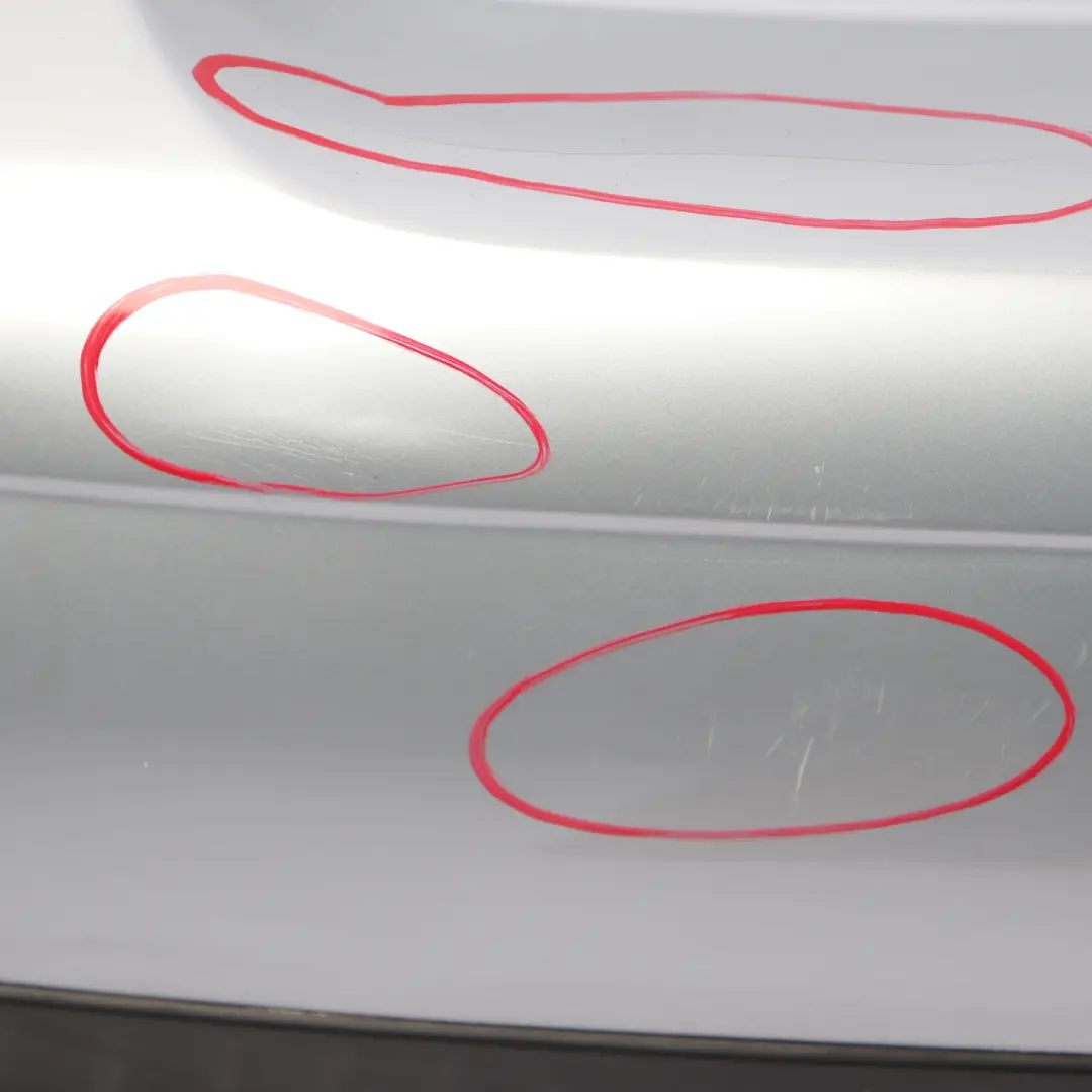 Complete Rear Bumper Pure Silver Metallic - 900 to Mini Cooper One R56 R57 with Part number 0430249 Mini Cooper One R56 R57 Complete Rear Bumper Pure Silver Metallic - 900 - SKU 0430249-PS2 - Part number 0430249