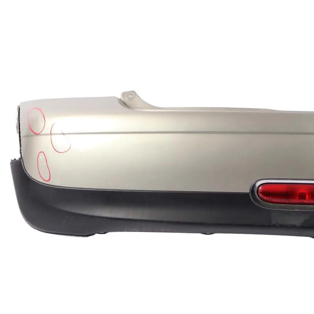 Mini Cooper 2 R56 R57 Complete Rear Bumper Sparkling Silver Metallic - A60 - SKU 0430249-SS2 - Part number 0430249