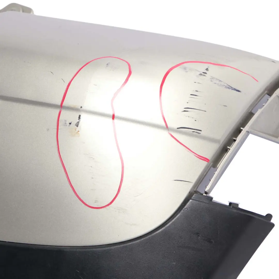 Mini Cooper 2 R56 R57 Complete Rear Bumper Sparkling Silver Metallic - A60 - SKU 0430249-SS2 - Part number 0430249