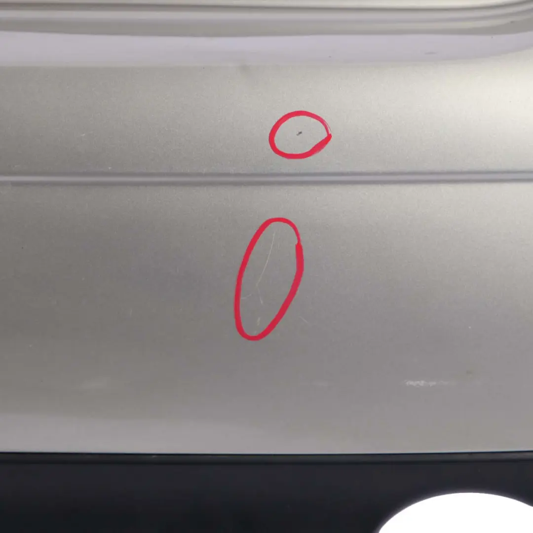 Mini Cooper 2 R56 R57 Complete Rear Bumper Sparkling Silver Metallic - A60 - SKU 0430249-SS2 - Part number 0430249