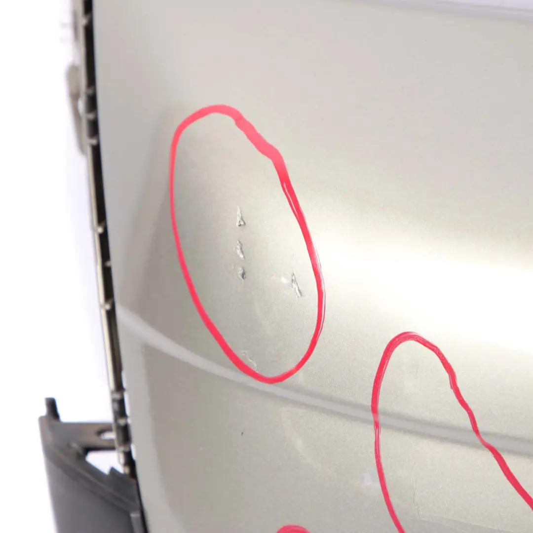 Mini Cooper 2 R56 R57 Complete Rear Bumper Sparkling Silver Metallic - A60 - SKU 0430249-SS2 - Part number 0430249