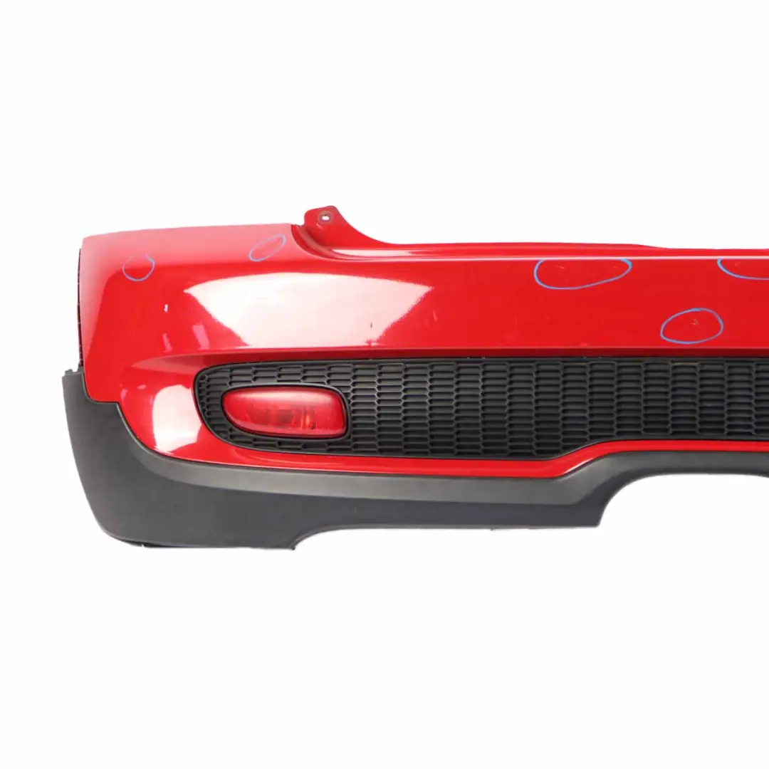 Mini Cooper S R56 R57 PDC Complete Rear Bumper Trim Panel Chili Red - 851 - SKU 0430252-CHRED1 - Part number 0430252