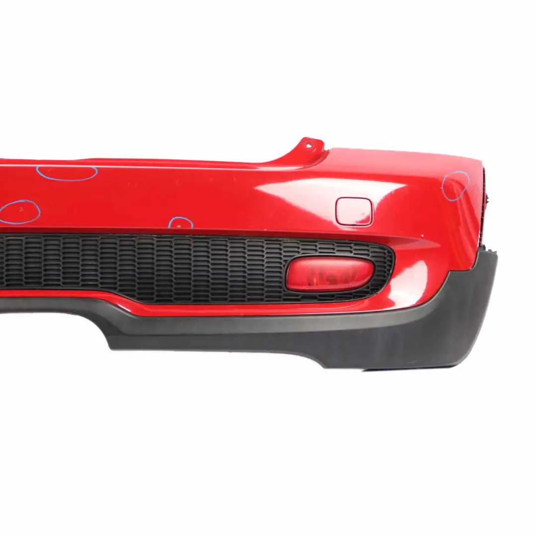 Mini Cooper S R56 R57 PDC Complete Rear Bumper Trim Panel Chili Red - 851 - SKU 0430252-CHRED1 - Part number 0430252