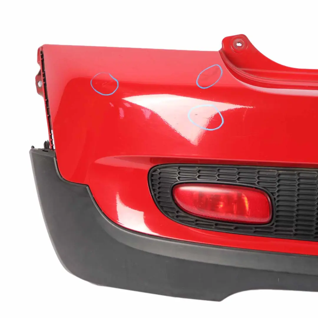 Mini Cooper S R56 R57 PDC Complete Rear Bumper Trim Panel Chili Red - 851 - SKU 0430252-CHRED1 - Part number 0430252