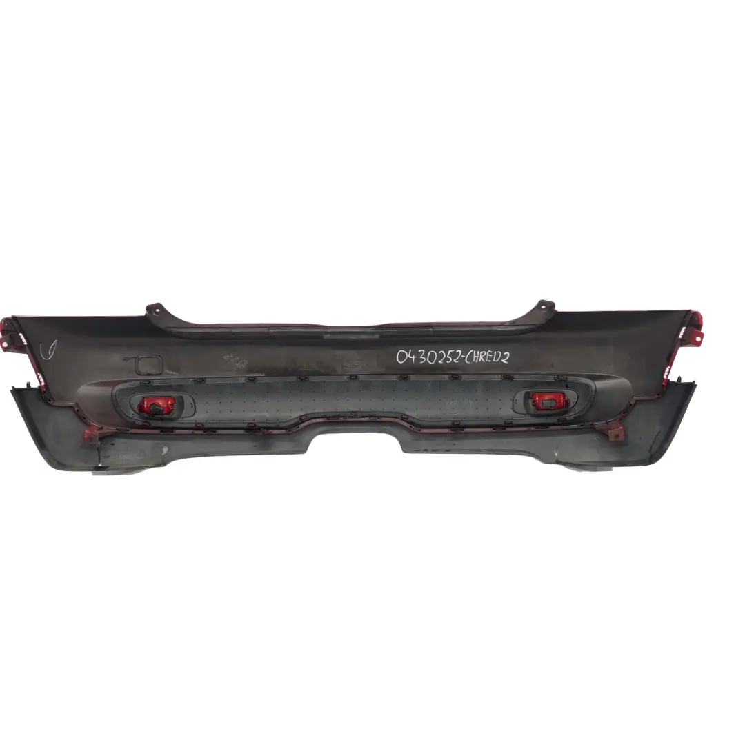 Mini Cooper S R56 R57 Complete Rear Bumper Trim Panel Chili Red - 851 - SKU 0430252-CHRED2 - Part number 0430252